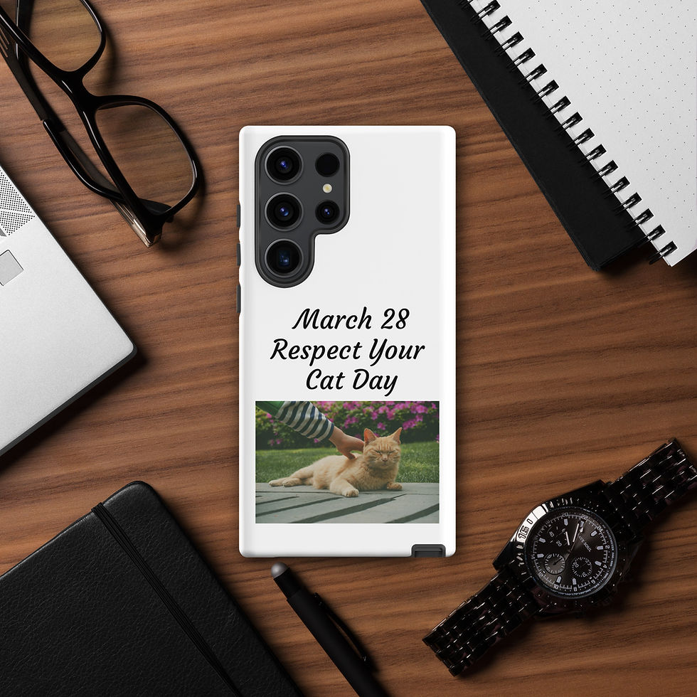 Thumbnail: Tough case for Samsung® March 28 Respect Your Cat Day