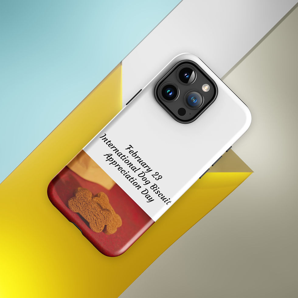 Thumbnail: Tough Case for iPhone® February 23 International Dog Biscuit Appreciation Day