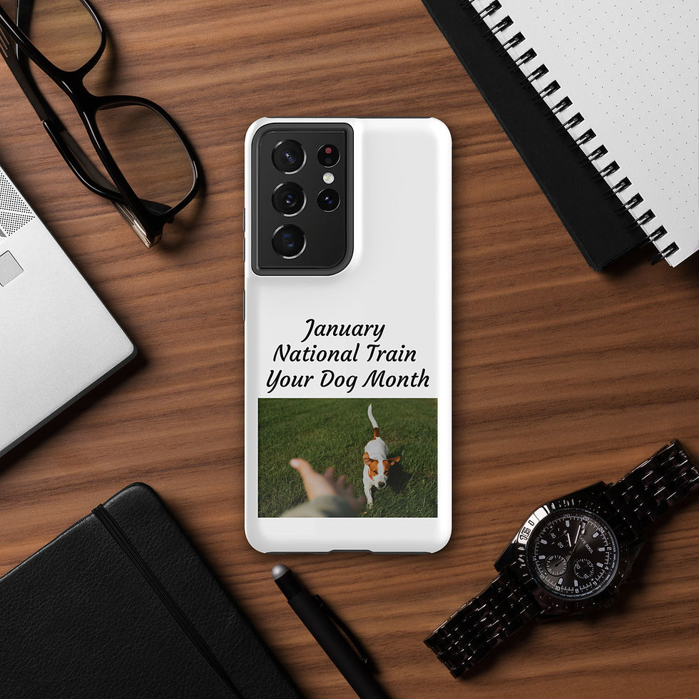 Thumbnail: Tough case for Samsung® January National Train Your Dog Month