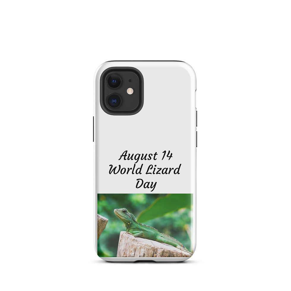 Thumbnail: Tough Case for iPhone® August 14 World Lizard Day