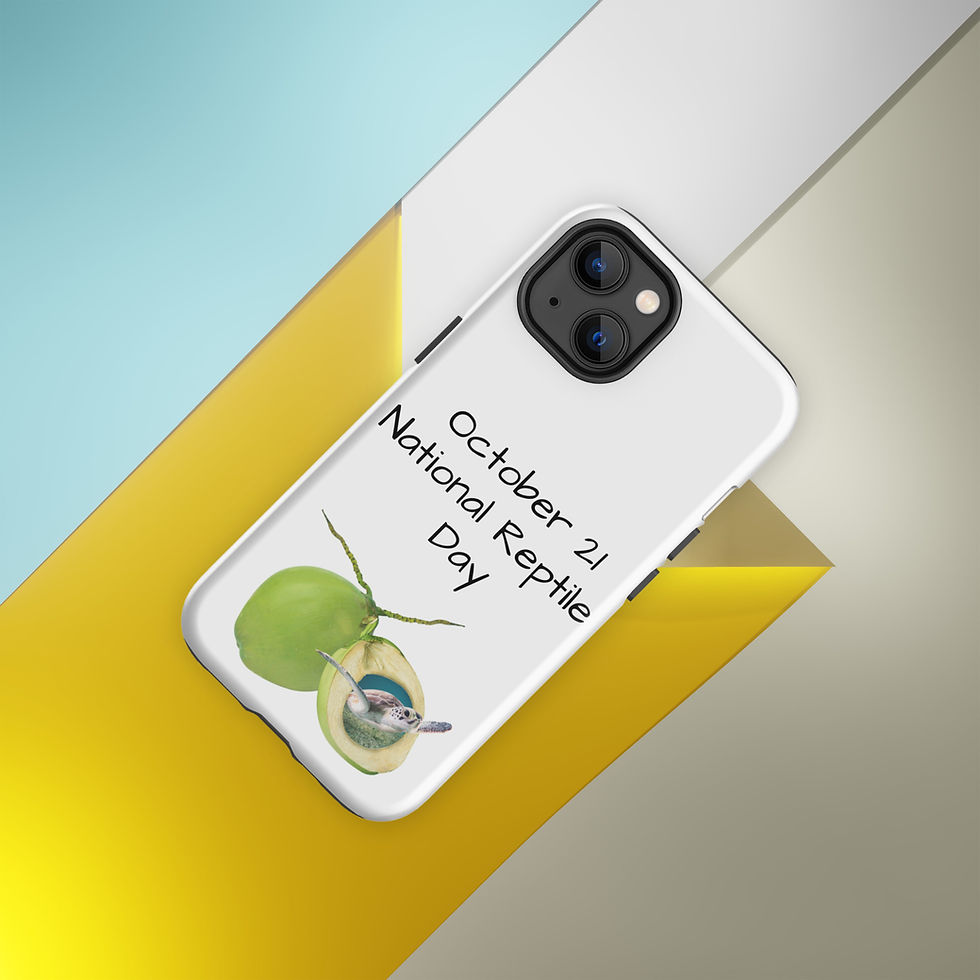 Thumbnail: Tough Case for iPhone® October21 National Reptile Day