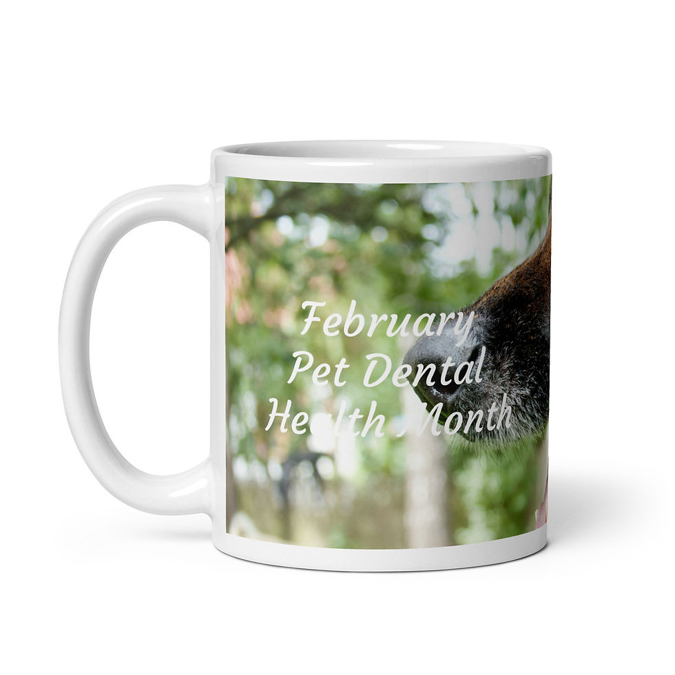 Thumbnail: White glossy mug February Pet Dental Health Month