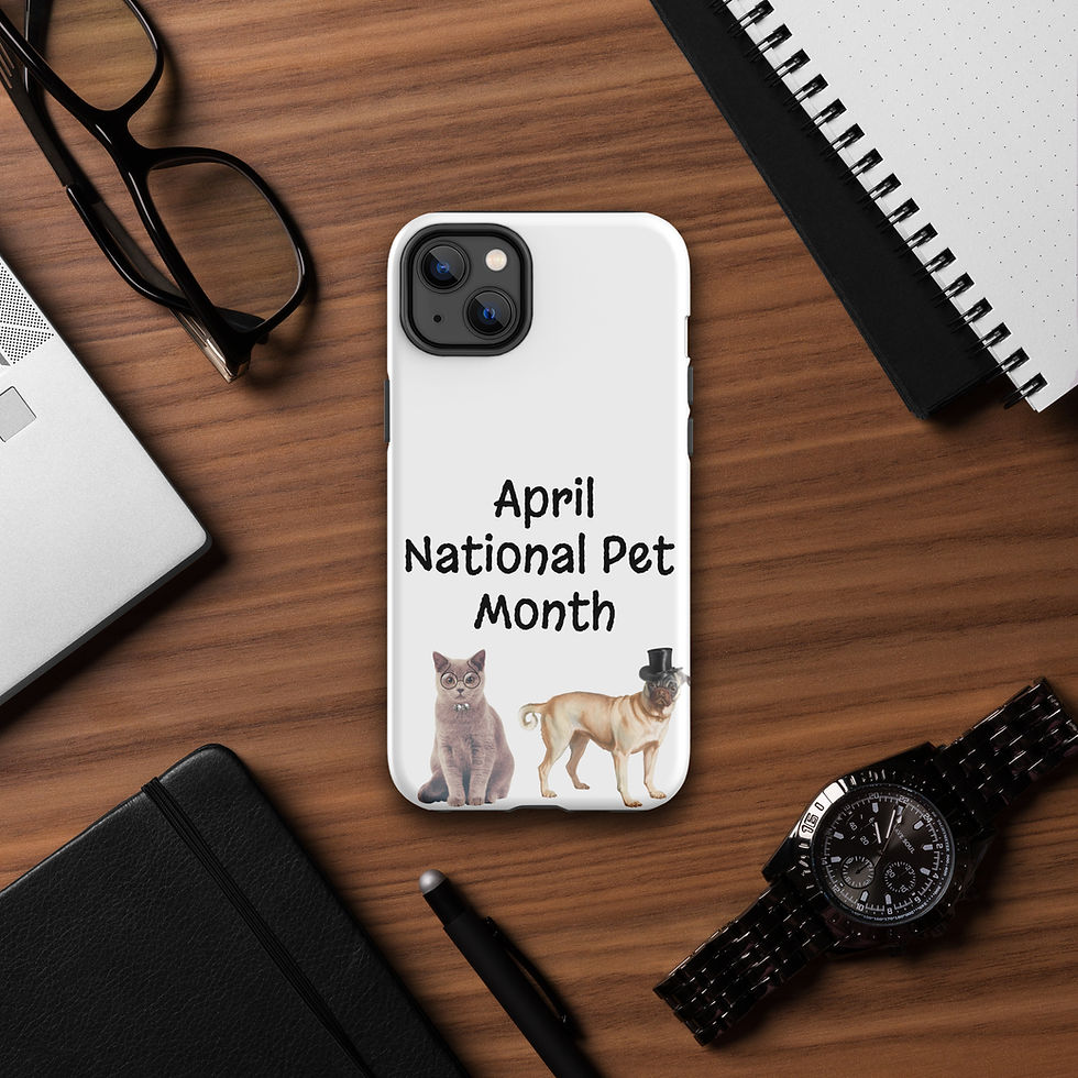 Thumbnail: Tough Case for iPhone® April National Pet Month