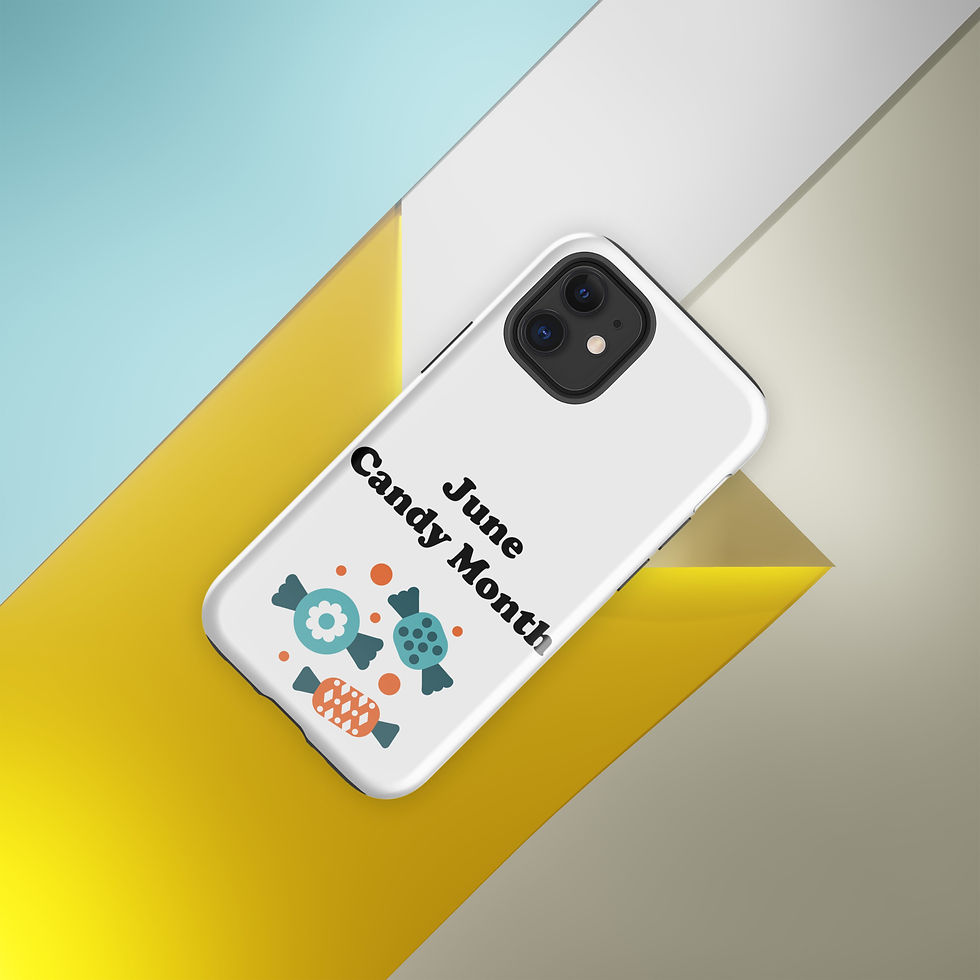 Thumbnail: Tough Case for iPhone® June Candy Month