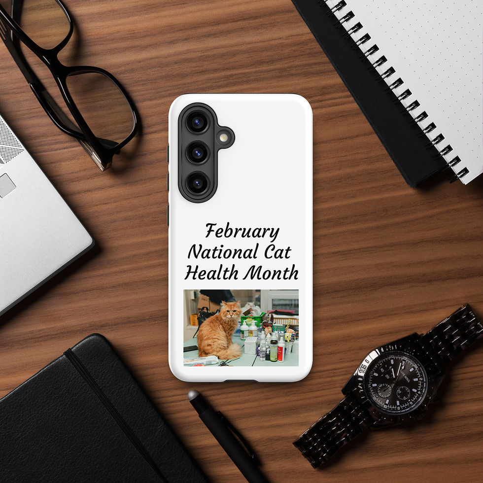 Thumbnail: Tough case for Samsung® February National Cat Health Month