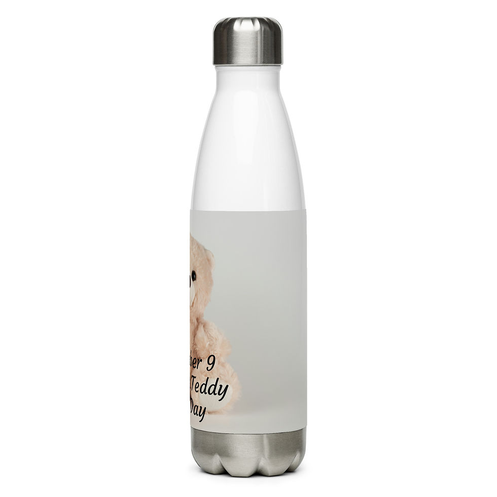 Thumbnail: Stainless steel water bottle September 9 National Teddy Bear Day