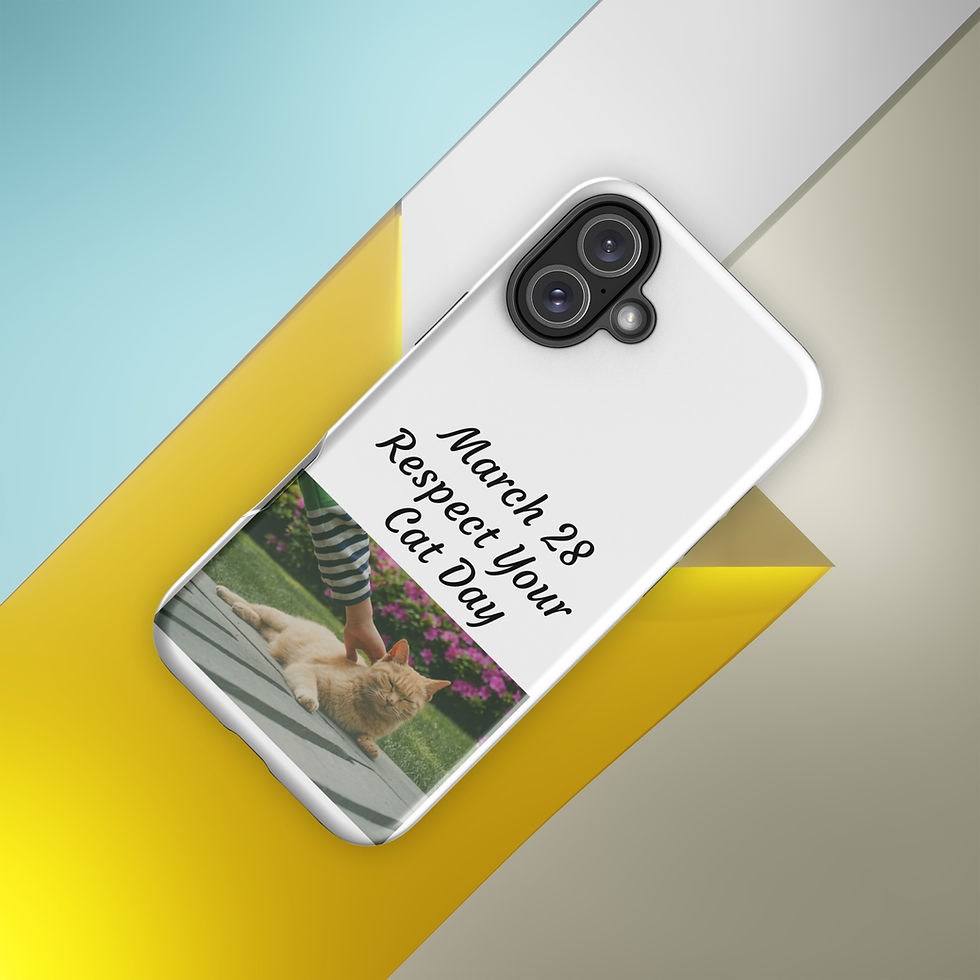 Thumbnail: Tough Case for iPhone® March 28 Respect Your Cat Day