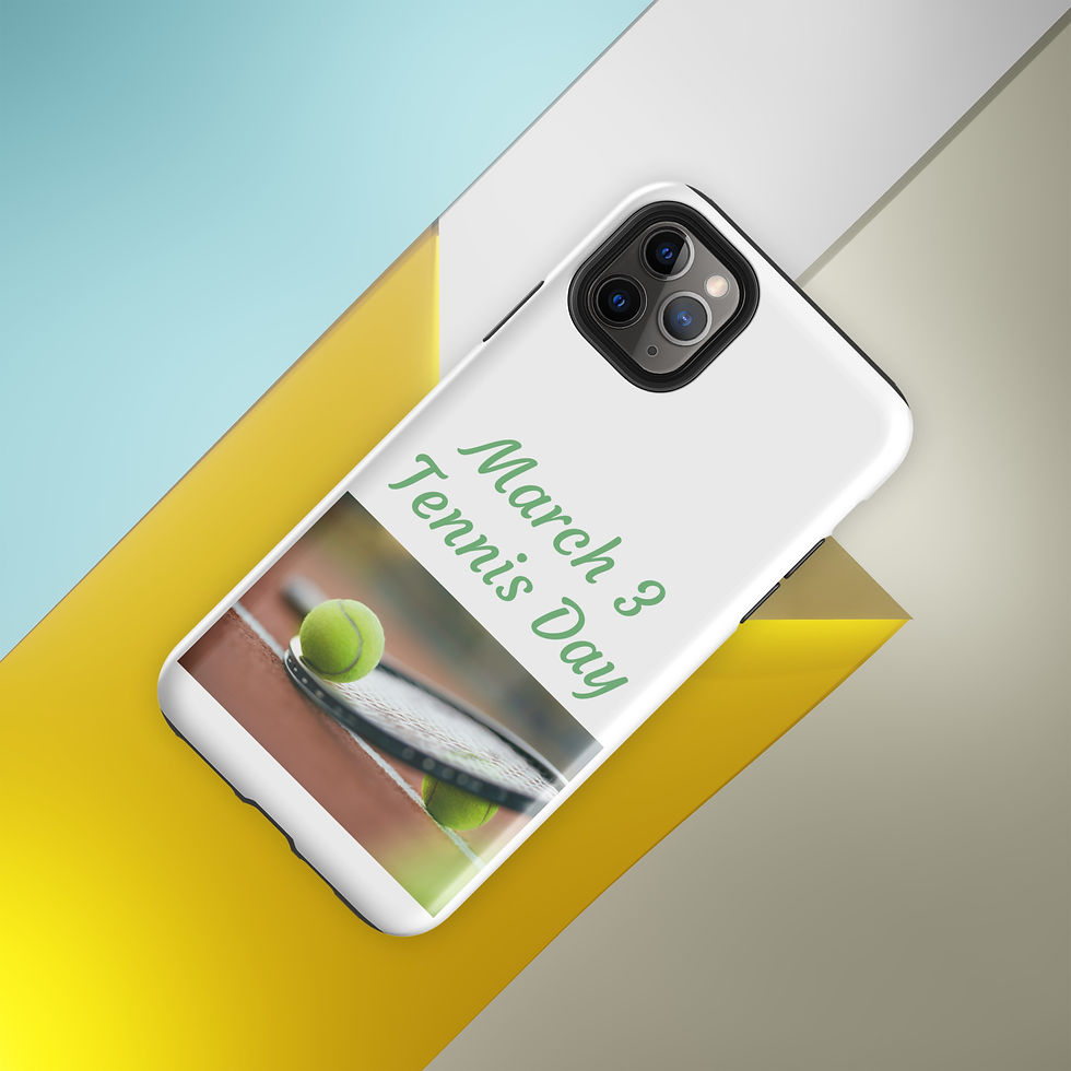 Thumbnail: Tough Case for iPhone® March 3 Tennis Day