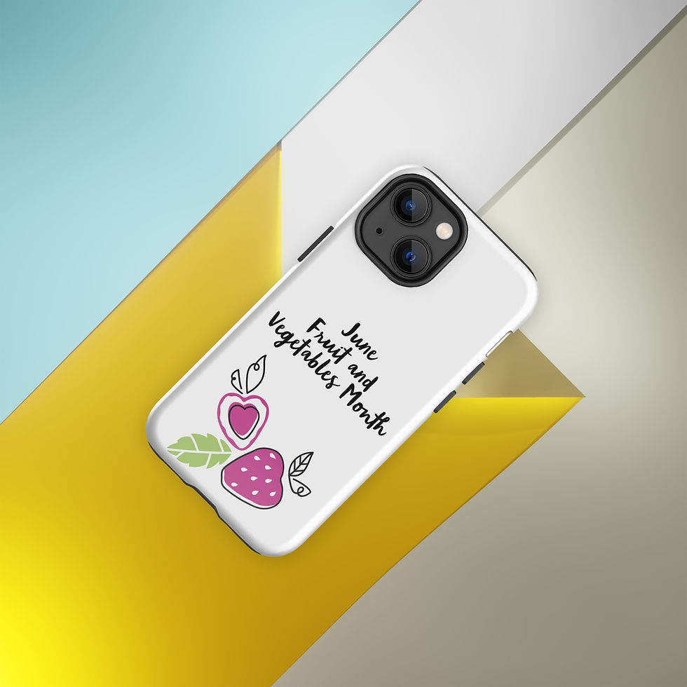Thumbnail: Tough Case for iPhone® June Fruit and Vegetables Month