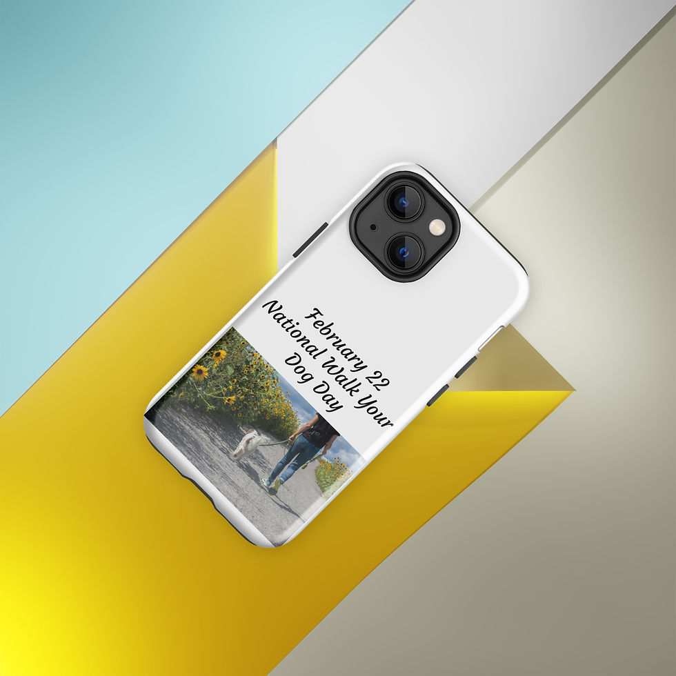 Thumbnail: Tough Case for iPhone® February 22 National Walk Your Dog Day