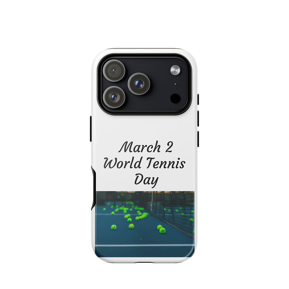 Thumbnail: Tough Case for iPhone® March 2 World Tennis Day