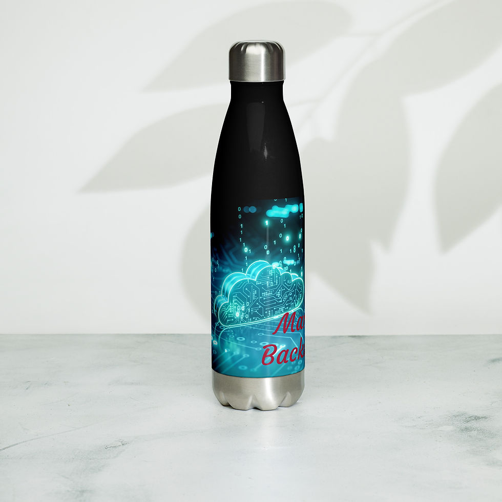 Thumbnail: Stainless steel water bottle March 31 Backup Day