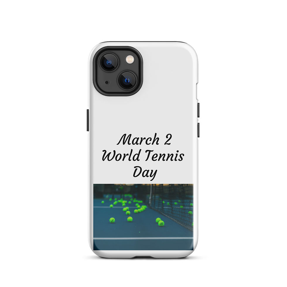 Thumbnail: Tough Case for iPhone® March 2 World Tennis Day
