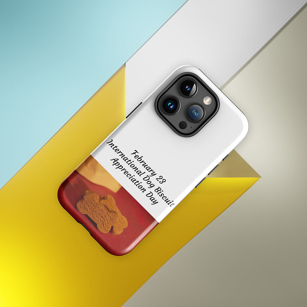 Thumbnail: Tough Case for iPhone® February 23 International Dog Biscuit Appreciation Day