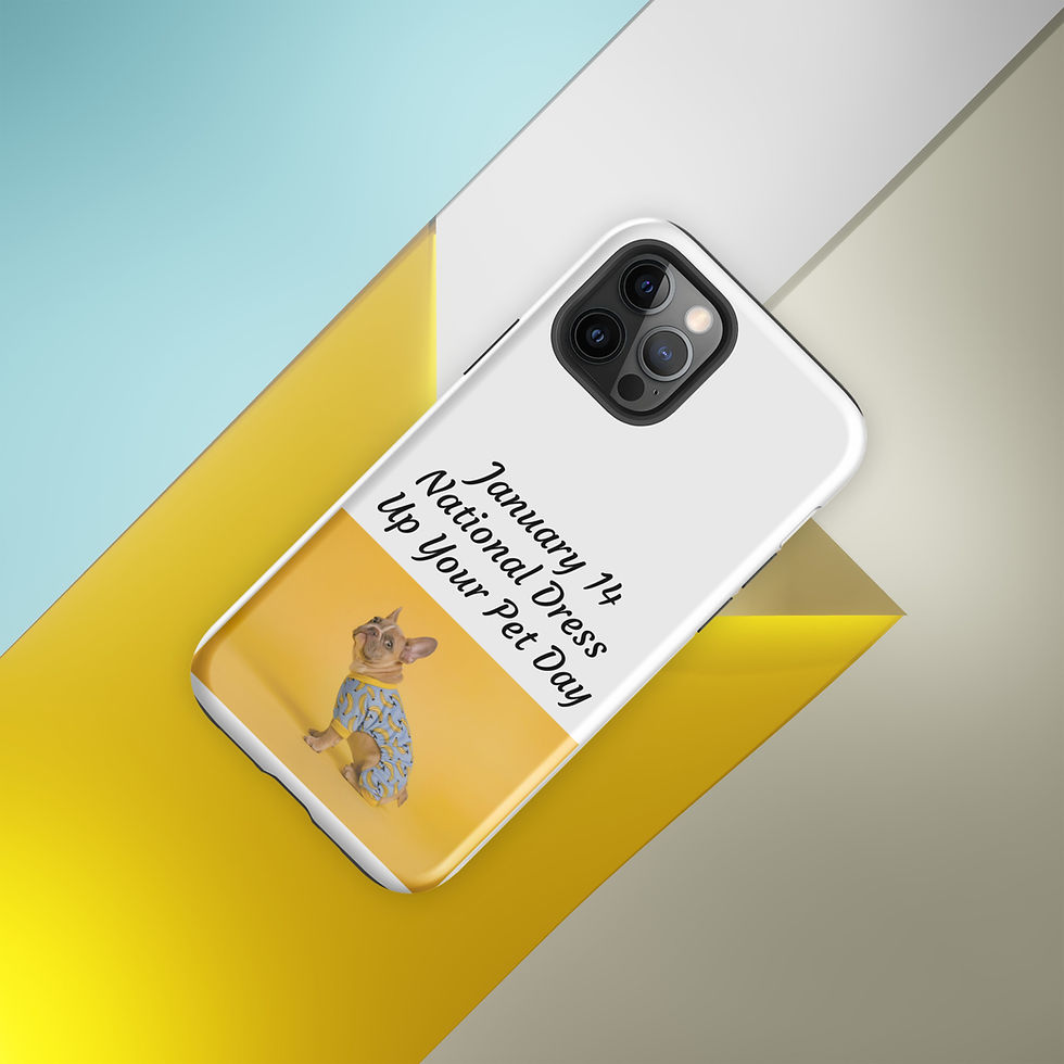 Thumbnail: Tough Case for iPhone® January 14 National Dress Up Your Pet Day