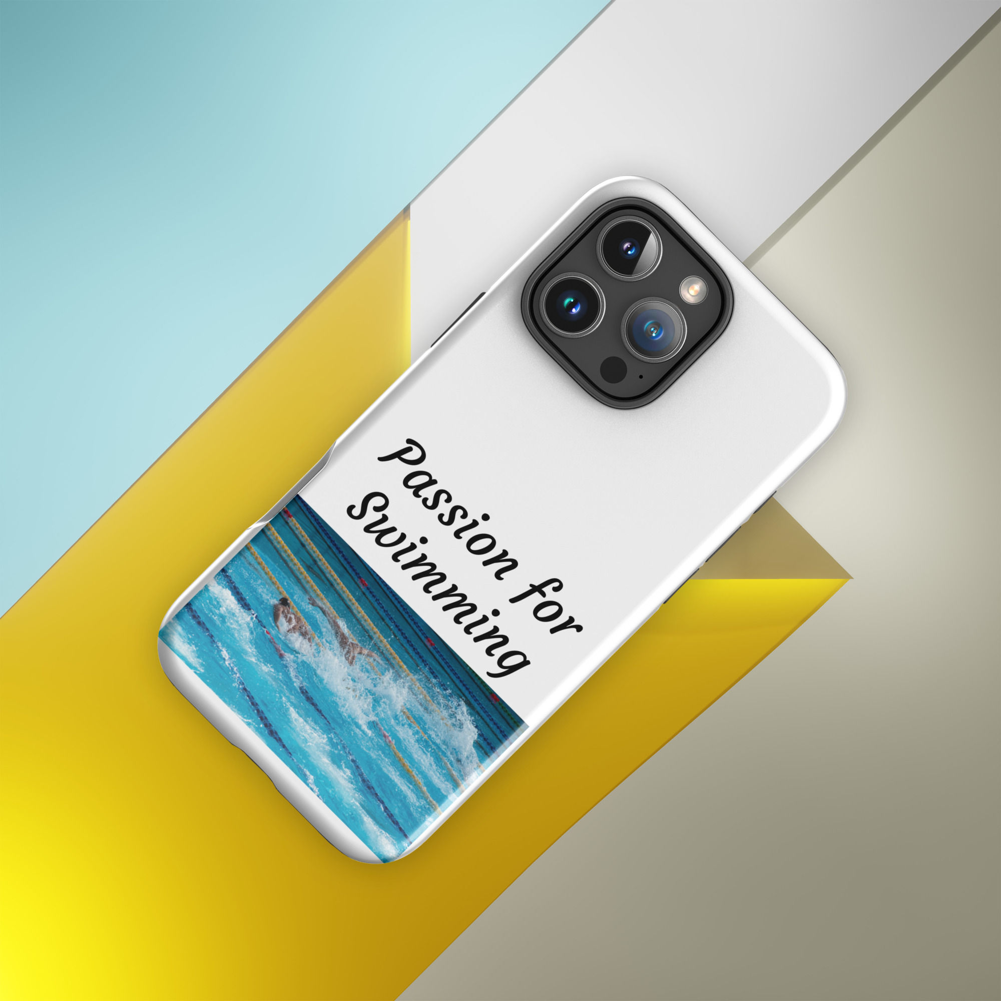 Tough Case for iPhone® Passion for Swimming