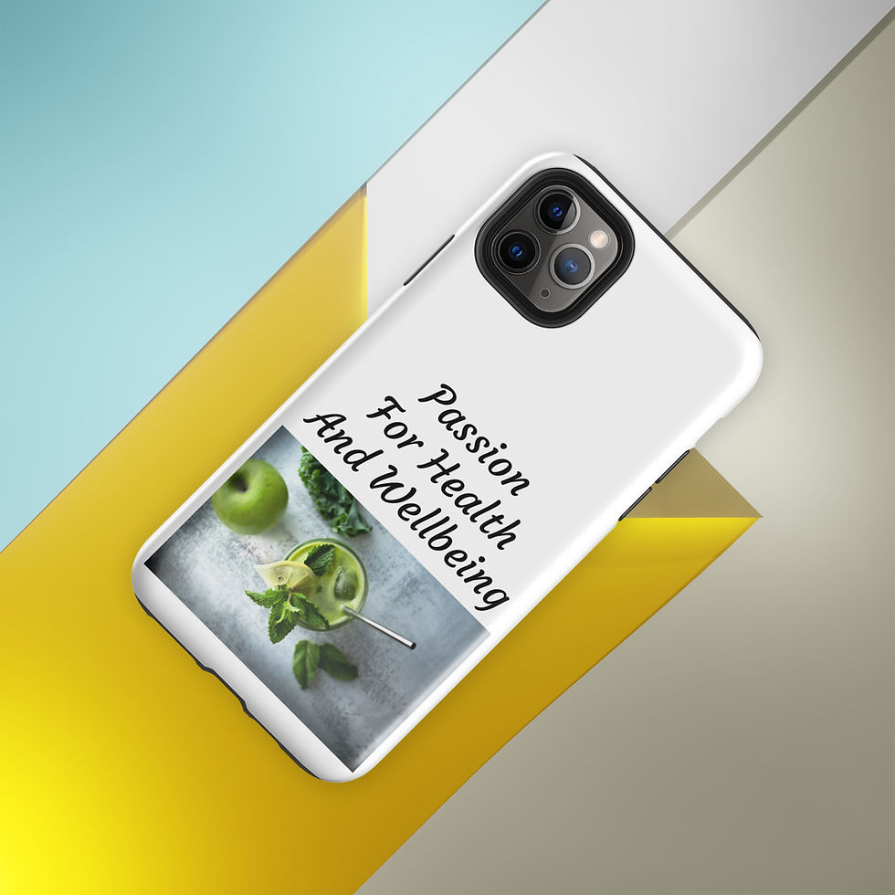 Thumbnail: Tough Case for iPhone® Passion for Health and Wellbeing