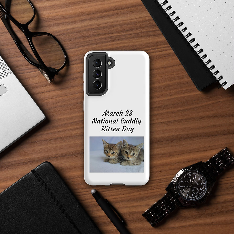 Thumbnail: Tough case for Samsung® March 23 National Cuddly Kitten Day