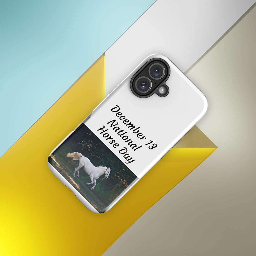 Thumbnail: Tough Case for iPhone® December 13 National Horse Day