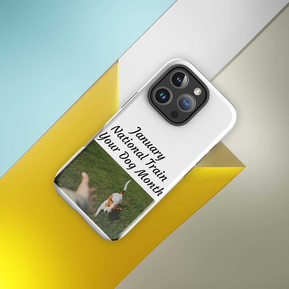 Thumbnail: Tough Case for iPhone® January National Train Your Dog Month