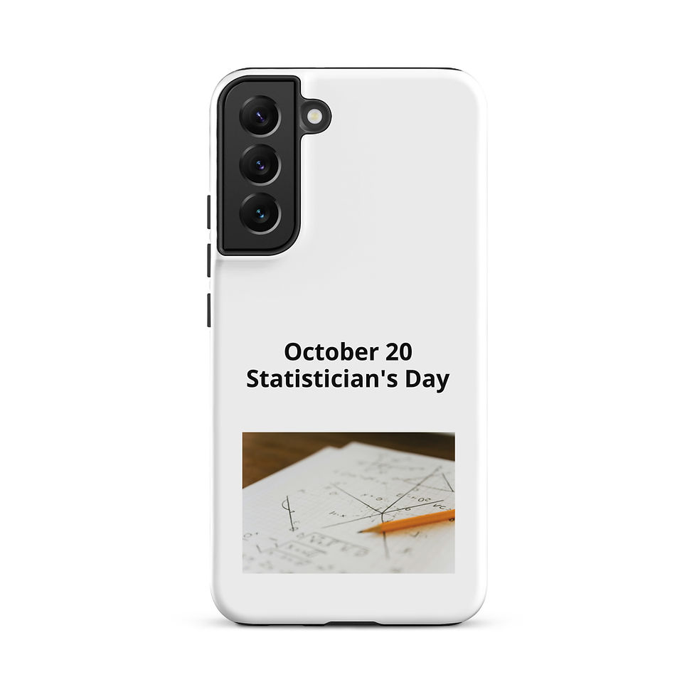 Thumbnail: Tough case for Samsung® Statistician's Day October 20
