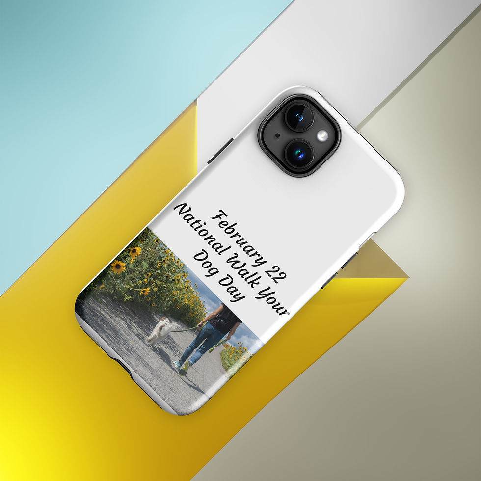 Thumbnail: Tough Case for iPhone® February 22 National Walk Your Dog Day