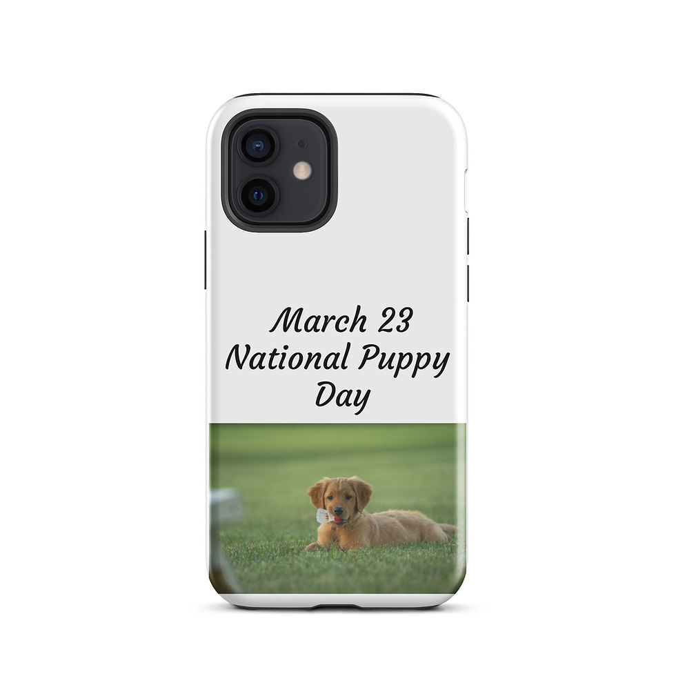 Thumbnail: Tough Case for iPhone® March 23 National Puppy Day