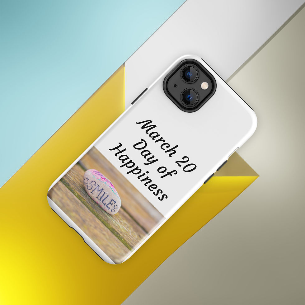 Thumbnail: Tough Case for iPhone® March 20 Day of Happiness