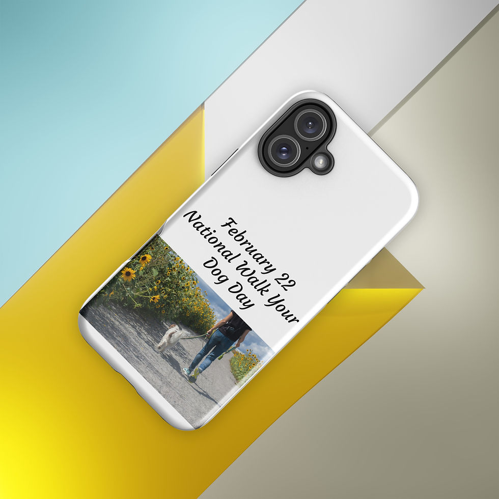 Thumbnail: Tough Case for iPhone® February 22 National Walk Your Dog Day