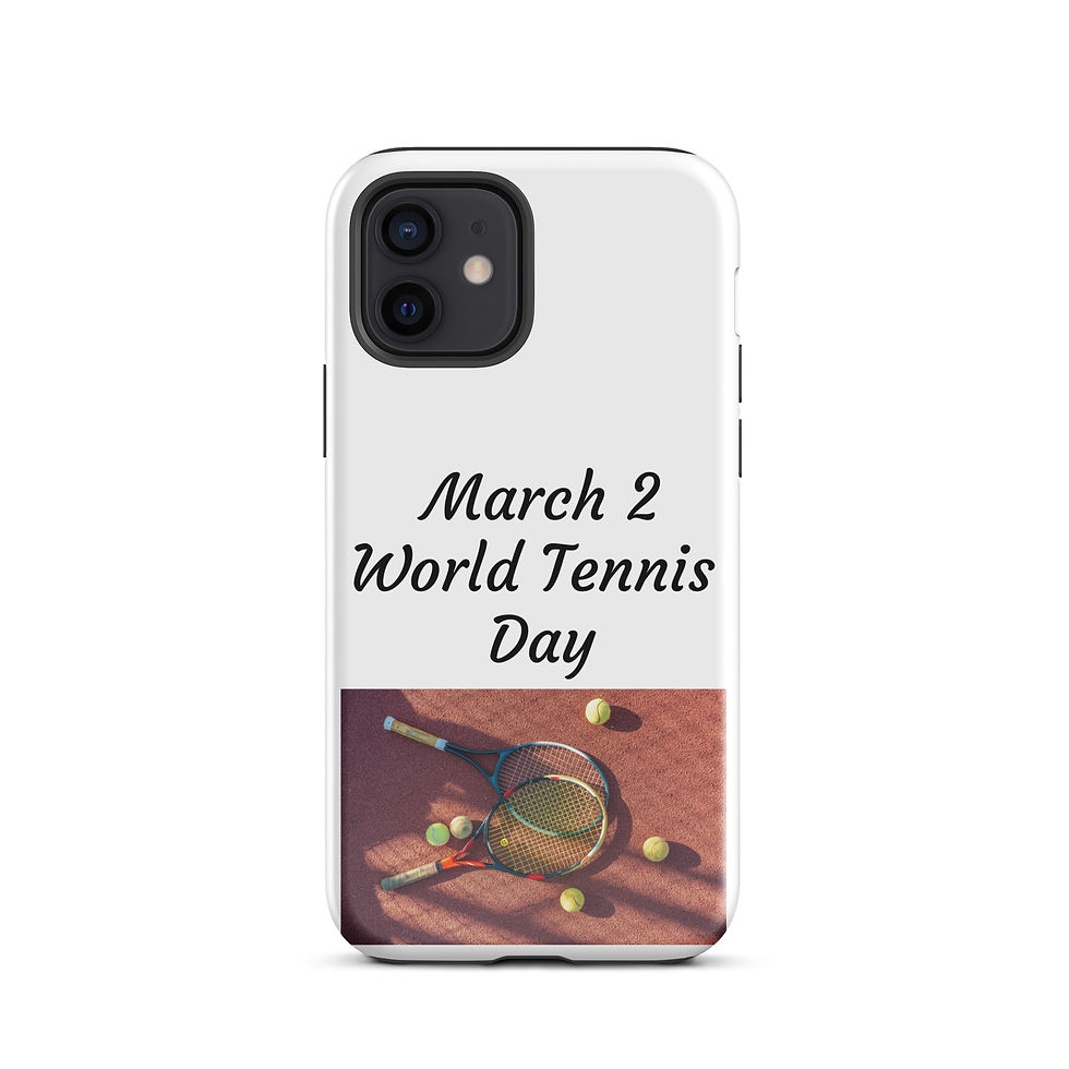 Thumbnail: Tough Case for iPhone® March 2 World Tennis Day