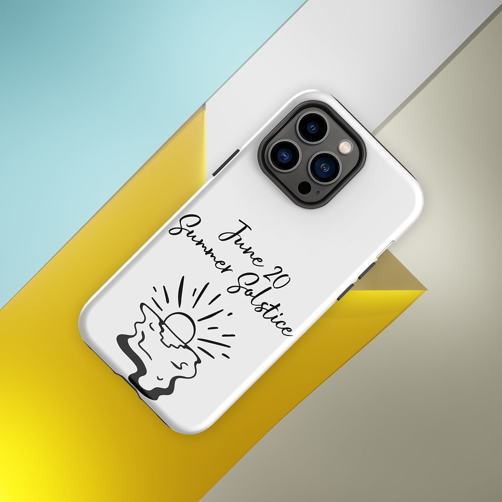 Thumbnail: Tough Case for iPhone® June 20 Summer Solstice