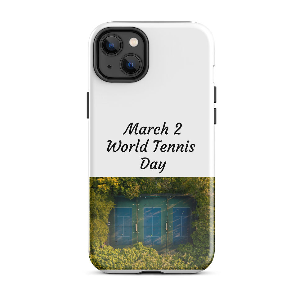 Thumbnail: Tough Case for iPhone® March 2 World Tennis Day