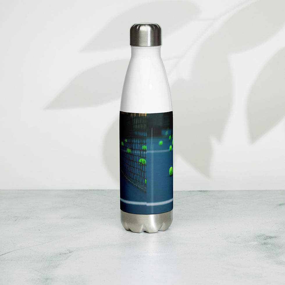 Thumbnail: Stainless steel water bottle March 2 World Tennis Day