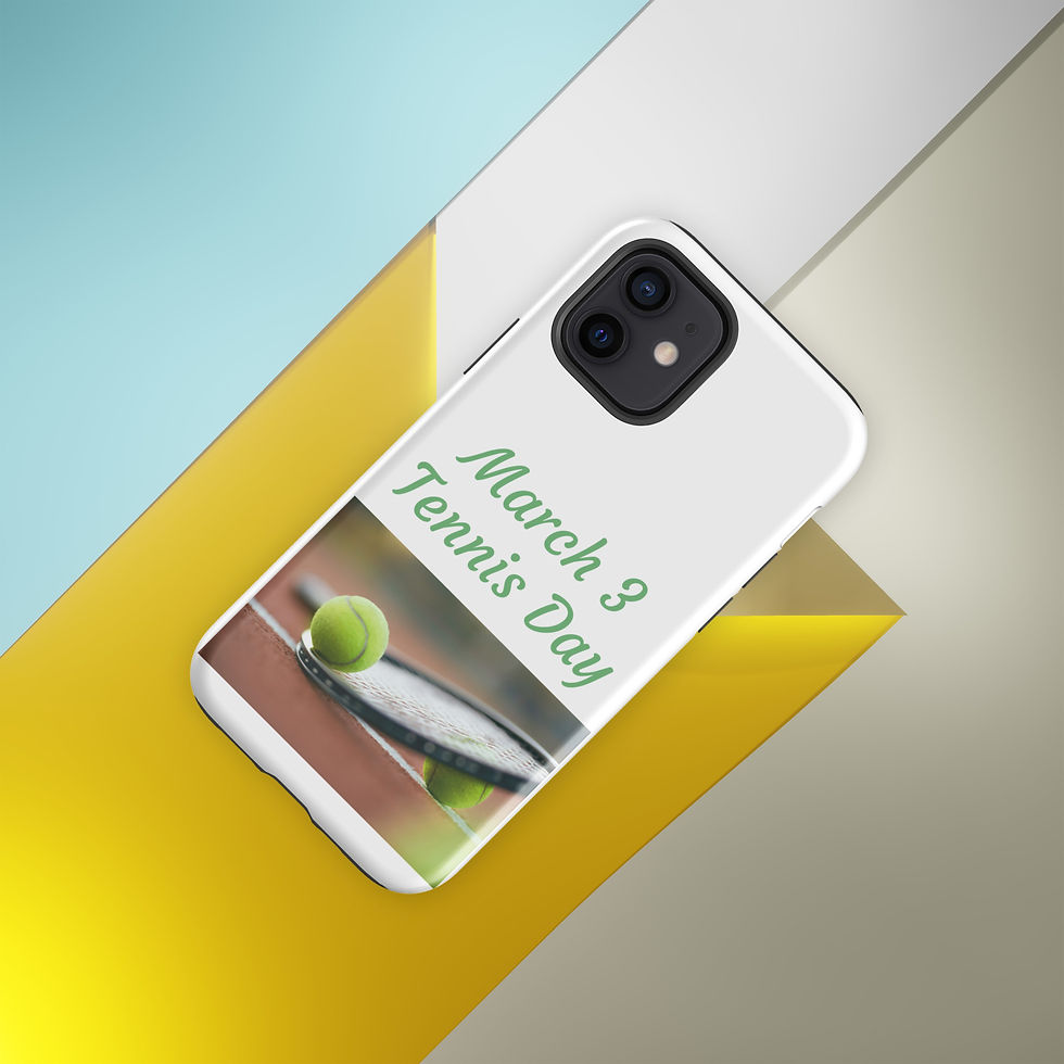Thumbnail: Tough Case for iPhone® March 3 Tennis Day