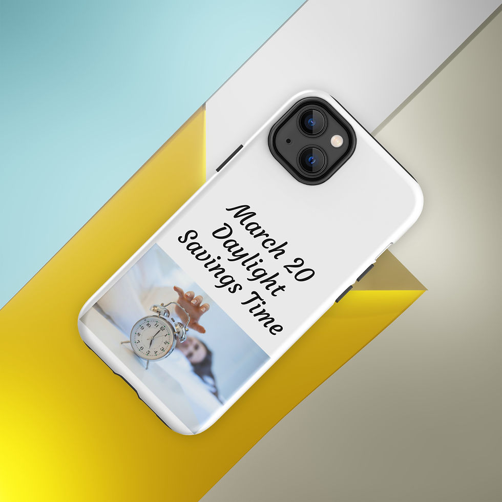 Thumbnail: Tough Case for iPhone® March 20 Daylight Savings Time