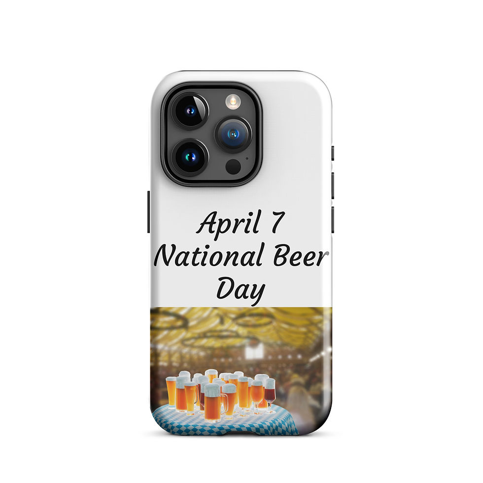 Thumbnail: Tough Case for iPhone® April 7 National Beer Day