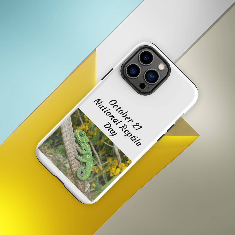 Thumbnail: Tough Case for iPhone® October 21 National Reptile Day