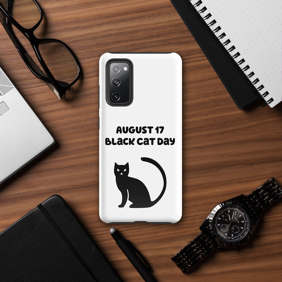 Thumbnail: Tough case for Samsung® August 17 Black Cat Day