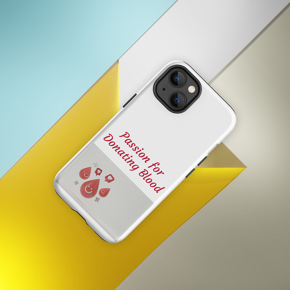 Thumbnail: Tough Case for iPhone® Passion for Donating Blood