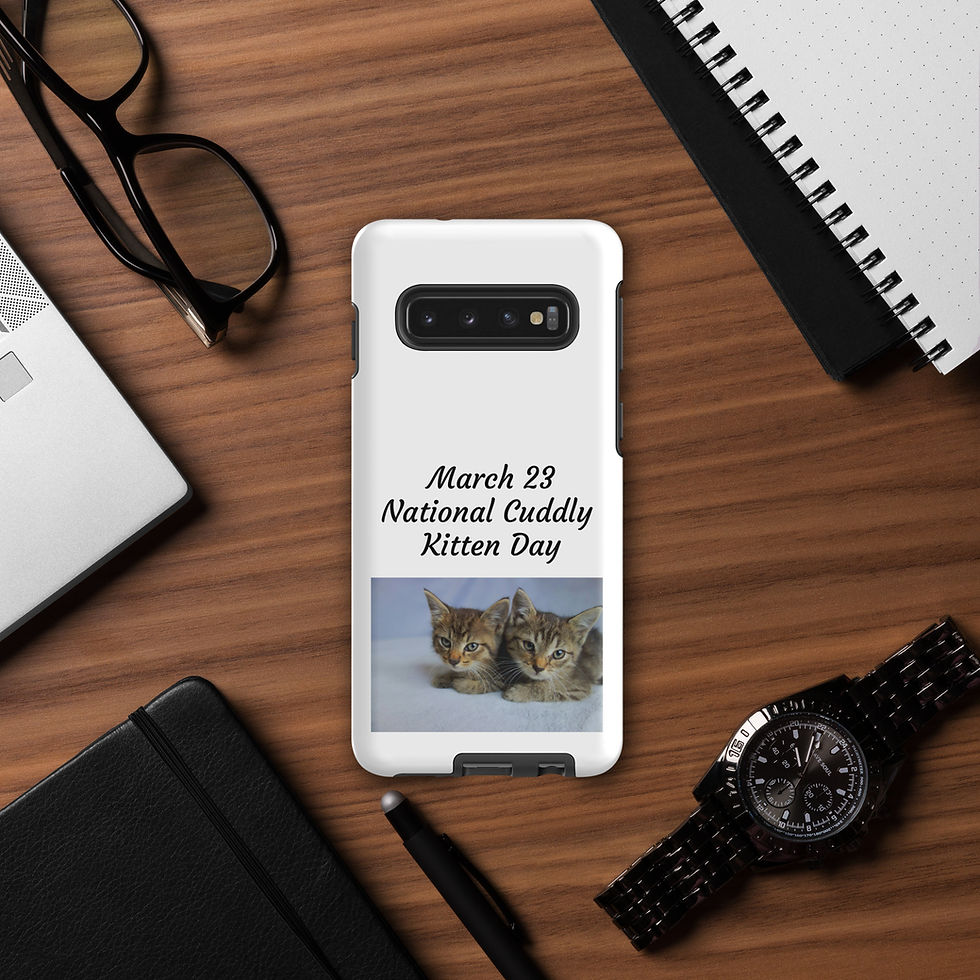 Thumbnail: Tough case for Samsung® March 23 National Cuddly Kitten Day