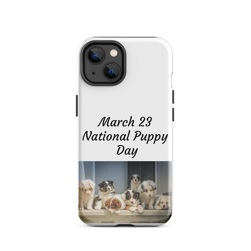 Thumbnail: Tough Case for iPhone® March 23 National Puppy Day