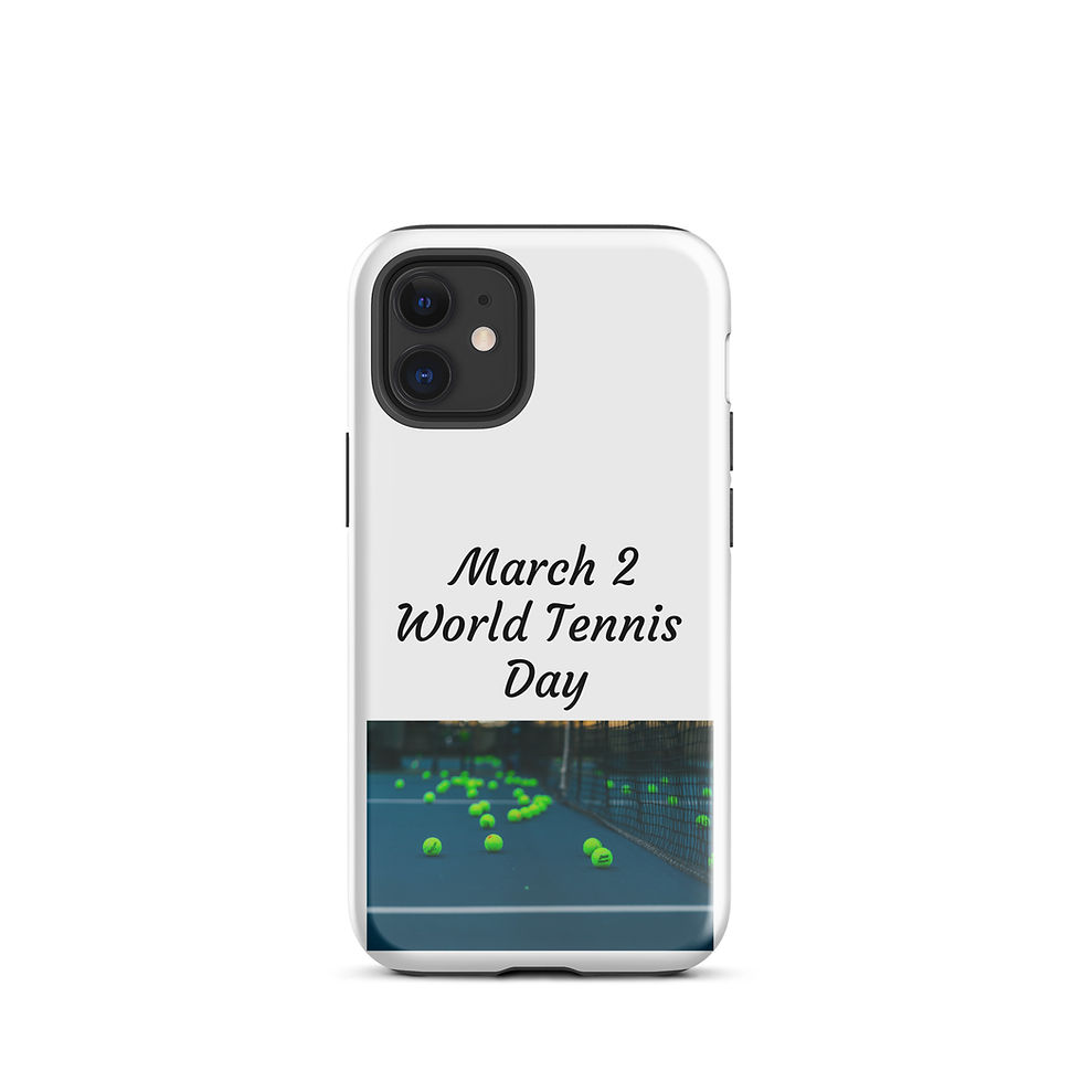 Thumbnail: Tough Case for iPhone® March 2 World Tennis Day