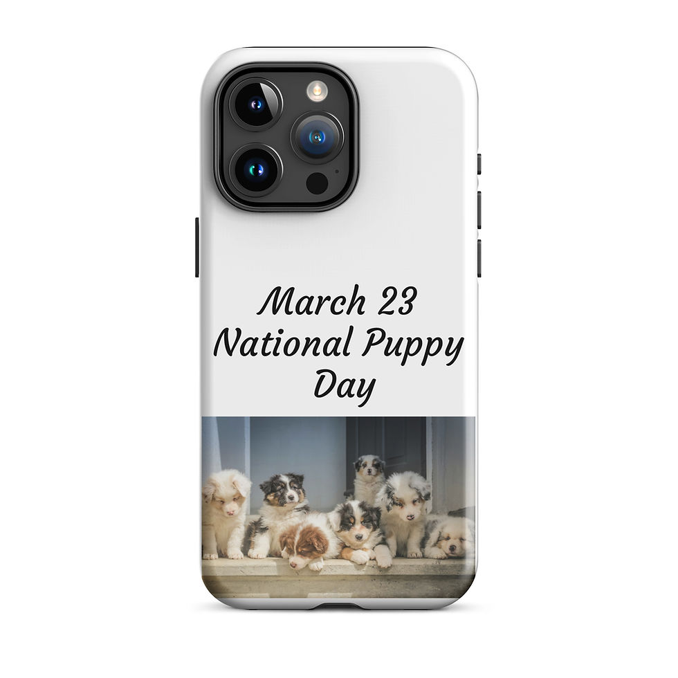 Thumbnail: Tough Case for iPhone® March 23 National Puppy Day