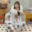 Thumbnail: Two-piece Pajamas Set Short-sleeved