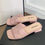 الصورة المصغرة: Open Toe Chunky Heeled Breathable Pvc Women's Sandals