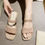 Thumbnail: Rubber Insole Slip-On Sandals