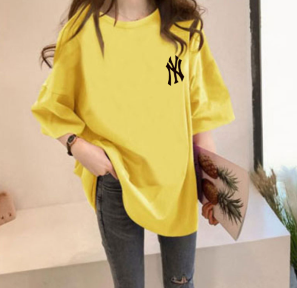 Thumbnail: Trendy Loose Short-Sleeved Tshirt