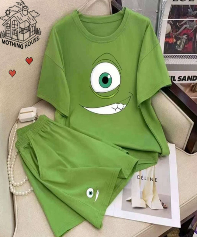 الصورة المصغرة: T-shirt Shorts 2 Pcs Pajamas Set