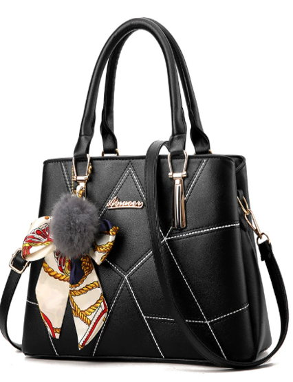 Thumbnail: Ladies Handbag with Zipper Closure