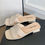 الصورة المصغرة: Open Toe Chunky Heeled Breathable Pvc Women's Sandals